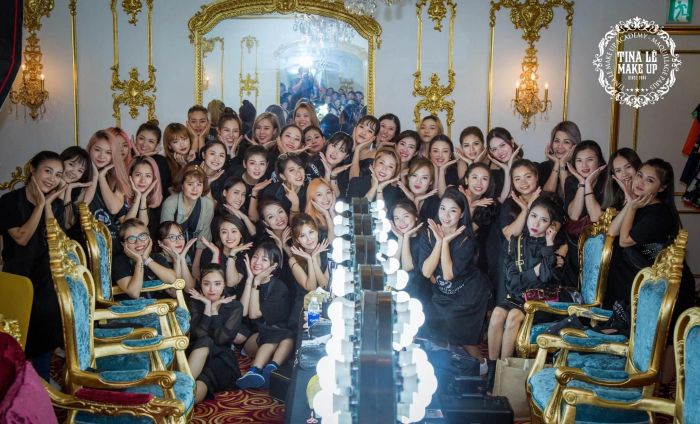 Không gian đào tạo chuyên nghiệp tại Tina Le Make Up