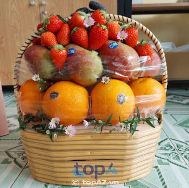 cửa hàng chuyên giỏ quà trái cây chất lượng tại quận Tân Phú
