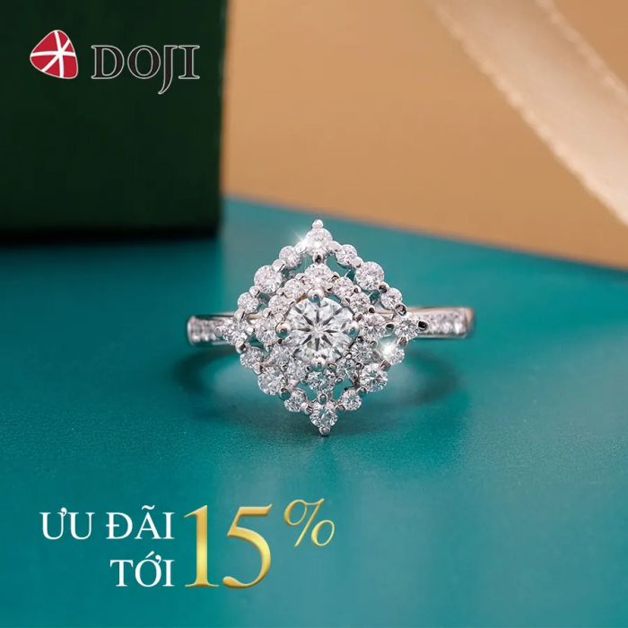 Hình ảnh bộ sưu tập trang sức cao cấp tại DOJI