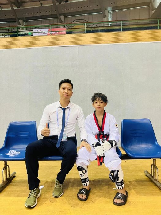 Không gian luyện tập hiện đại tại Trung tâm Taekwondo Kids