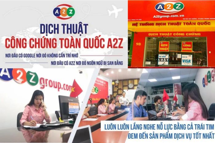 Hình ảnh hoạt động dịch thuật tại Dịch Thuật A2Z