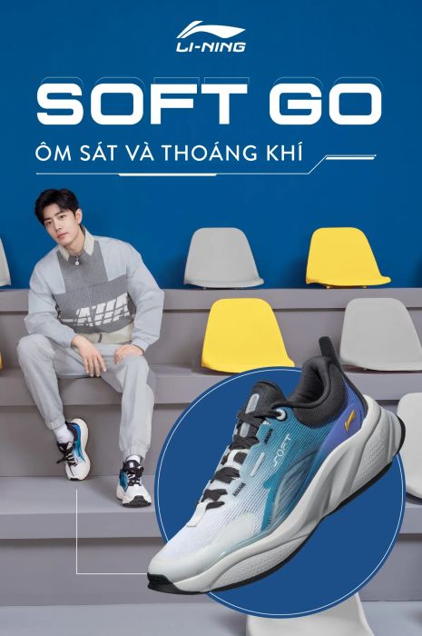Không gian trưng bày ấn tượng của Li-Ning