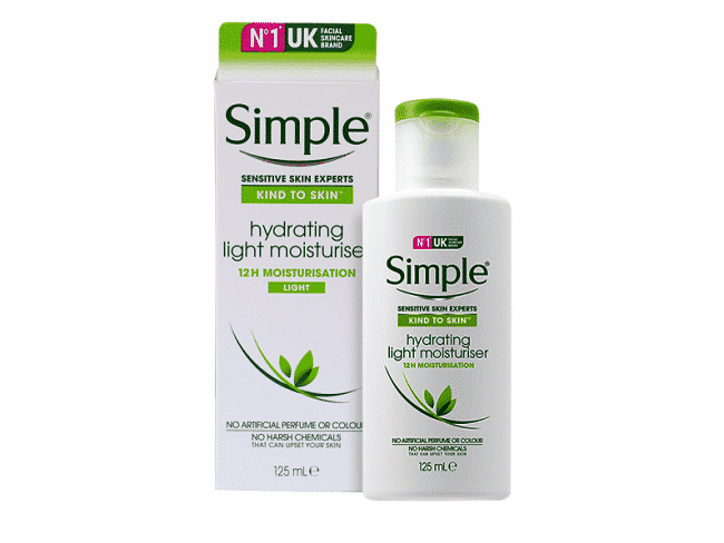 Kem dưỡng ẩm Simple – Lựa chọn an toàn cho làn da nhạy cảm
