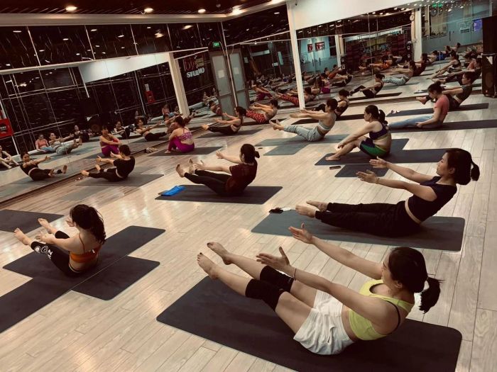 Hình ảnh không gian sang trọng tại D9 Fitness Yoga Long Biên