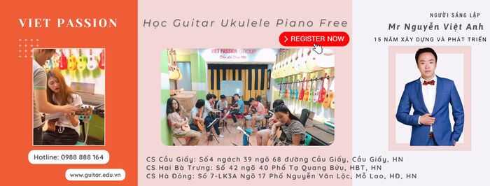 Không gian sáng tạo tại Viet Passion Guitar