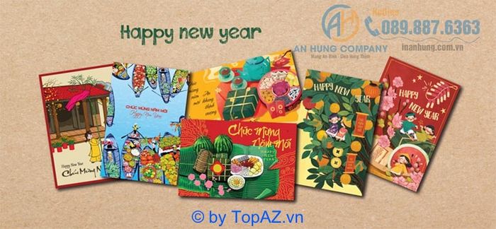Tổng hợp địa chỉ in thiệp chúc mừng đẹp và uy tín bậc nhất Hà Nội