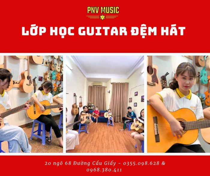 Khoảnh khắc tỏa sáng cùng cây đàn tại PNV MUSIC Guitar Class