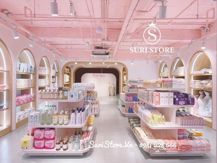 Suri Store - Không gian trưng bày sản phẩm cao cấp cho mẹ và bé