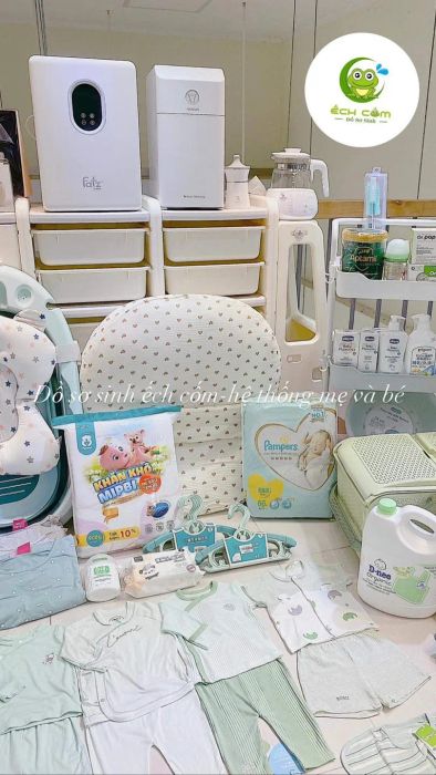 Bộ sưu tập đồ sơ sinh đa dạng tại Ếch Cốm