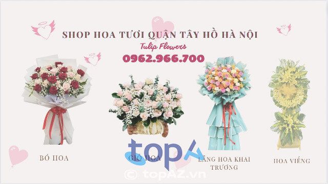 Cửa hàng hoa tươi giao tận nơi tại quận Tây Hồ, mang đến sự tiện nghi và tinh tế cho từng khoảnh khắc trao gửi yêu thương.