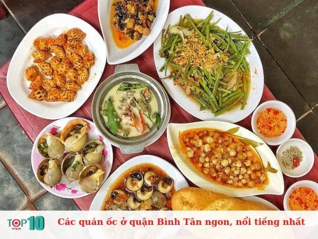 Những quán ốc đẳng cấp nhất quận Bình Tân