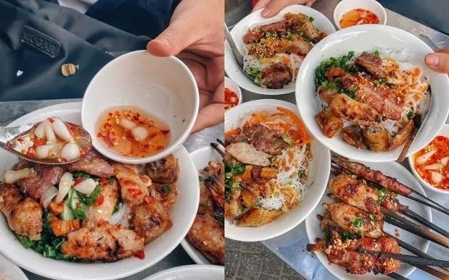 Bún thịt nướng củ kiệu - Tinh hoa ẩm thực đường phố Sài Gòn
