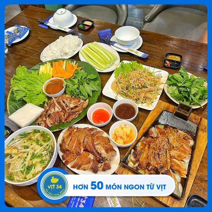 Hình ảnh thực tế các món vịt thơm ngon tại nhà hàng