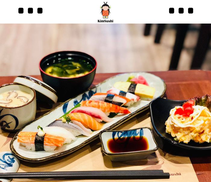Nhà hàng KimSushi ảnh 2 - Góc nhìn nghệ thuật về những món ăn được trình bày như tác phẩm hội họa, nơi mỗi chi tiết đều toát lên vẻ đẹp Nhật Bản