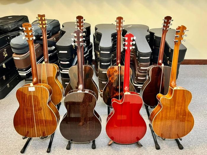 Không gian trưng bày nhạc cụ dân tộc tại Linh Nhi