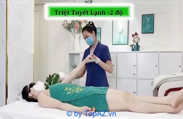 Bống Spa ứng dụng công nghệ chăm sóc da triệt tuyết lạnh 2 độ C tiên tiến