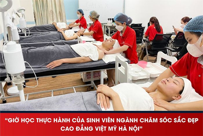 Không gian thực hành chuyên nghiệp tại Cao đẳng Việt Mỹ Hà Nội