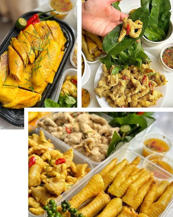 Hình ảnh set quà tặng gà ủ muối Super Chicken sang trọng