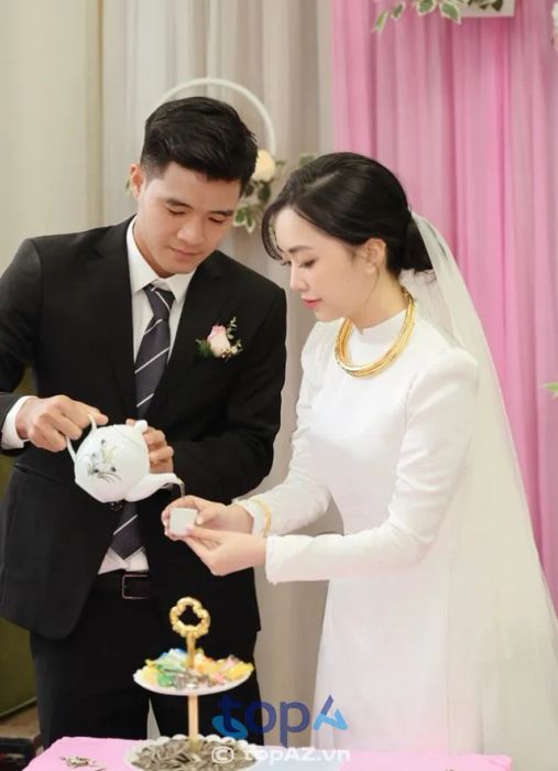 thương hiệu áo dài cưới LK Bridal