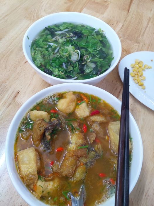 Hình ảnh tô bún riêu cua thơm ngon bắt mắt tại Bún Riêu Cua Ngọc Lâm