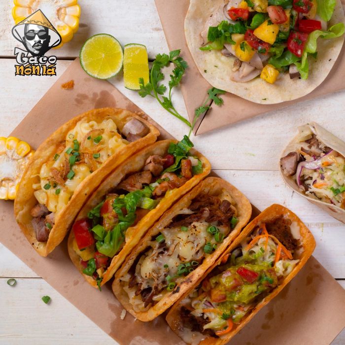 Không gian ấm cúng tại Taco Nón Lá với những món Mexico đặc trưng
