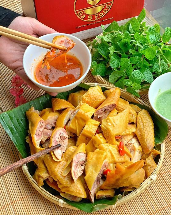 Hình ảnh set quà tặng đặc sản Gà 9 Food sang trọng