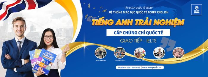 Hình ảnh lớp học năng động tại Ecorp English