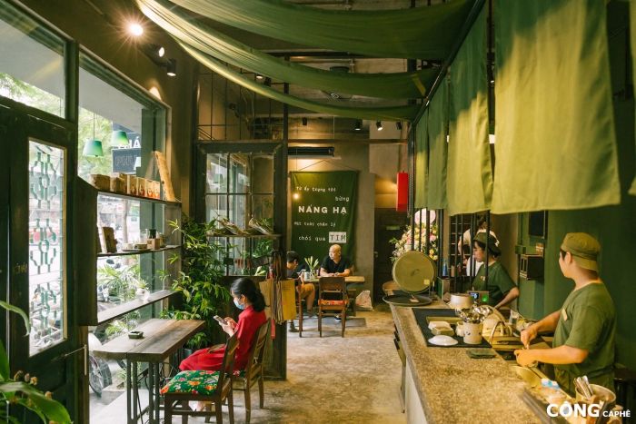 Không gian đậm chất hoài cổ tại Cộng Cà Phê