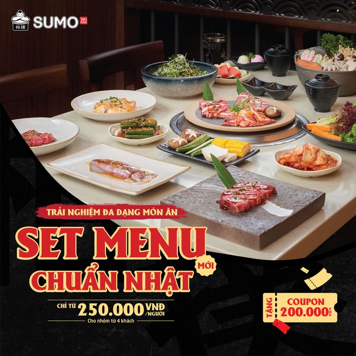 SUMO Yakiniku - Bữa tiệc thịt nướng thượng hạng