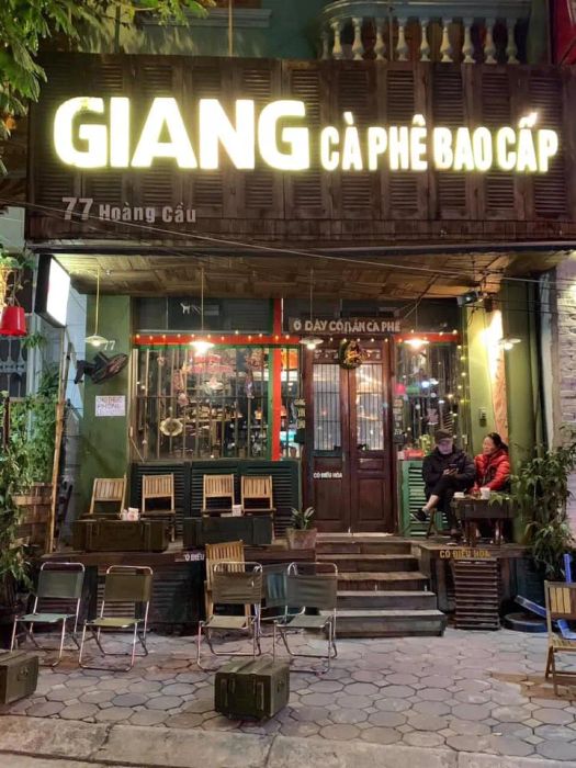 Không gian hoài cổ ấm cúng tại Giang Cà Phê Bao Cấp