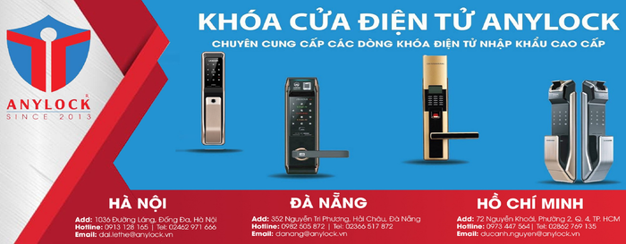 Hình ảnh minh họa khóa cửa thông minh Anylock phiên bản cao cấp