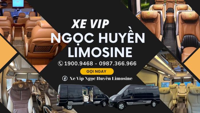 Hình ảnh xe limousine Ngọc Huyền