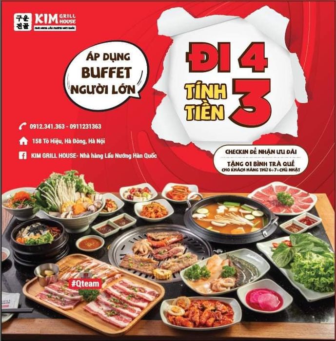 KIM GRILL HOUSE - Bữa tiệc nướng Hàn Quốc đặc sắc