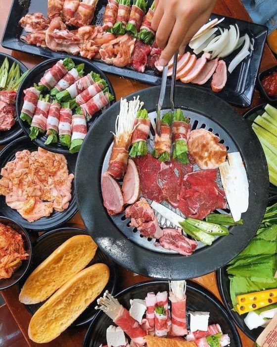 Không gian nướng BBQ đậm chất Hàn tại JLEGU - Ảnh 1