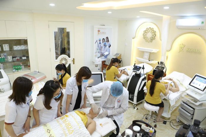 Hình ảnh quy trình điều trị chuẩn y khoa tại Thẩm Mỹ Viện Nhật Lệ