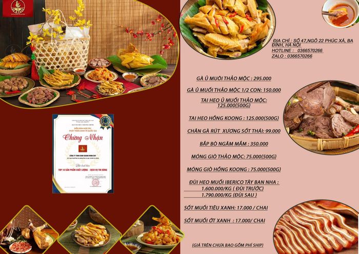 Hình ảnh gà ủ muối thảo mộc Gà 9 Food hấp dẫn