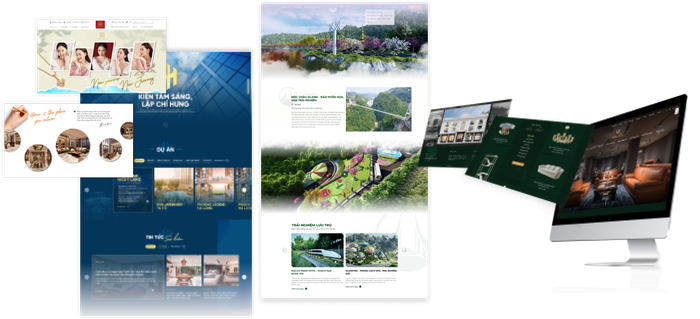 Hình ảnh website cao cấp từ Bizfly