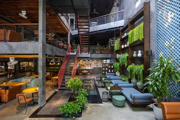 Không gian xanh mát tại AN Garden Cafe