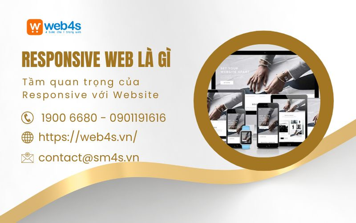 Hình ảnh giao diện website đa ngành từ Web4s