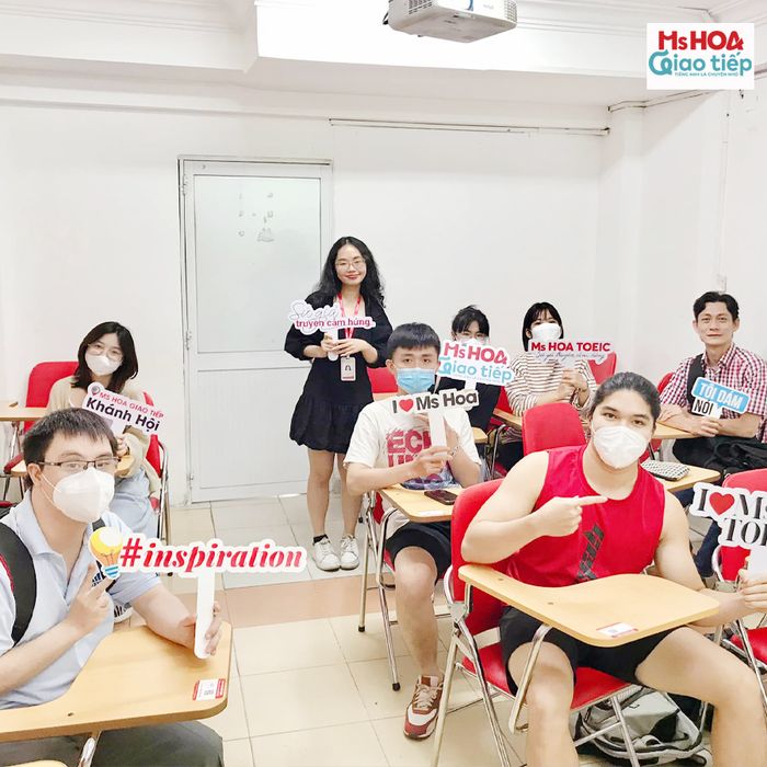 Không gian học tập hiện đại tại Ms Hoa Giao Tiếp