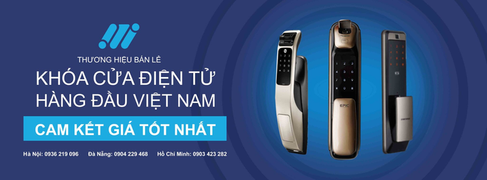 Hình ảnh thực tế khóa điện tử VinLock - Thiết kế tinh tế, công nghệ vượt trội