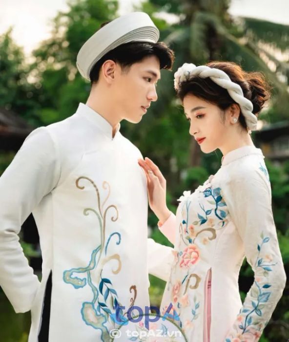 nơi thiết kế và may áo dài cưới đẹp tại TP.HCM