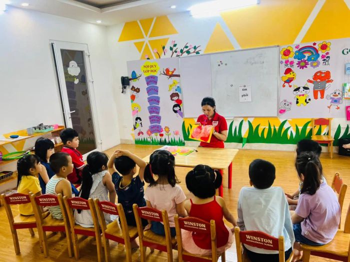 Không gian học tập tràn ngập ánh sáng tại Winston - Hàm Nghi