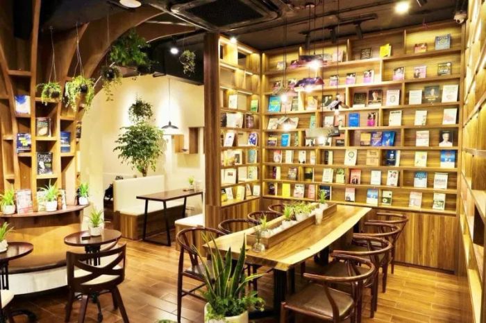 Góc đọc sách yên tĩnh tại The Wiselands Coffee