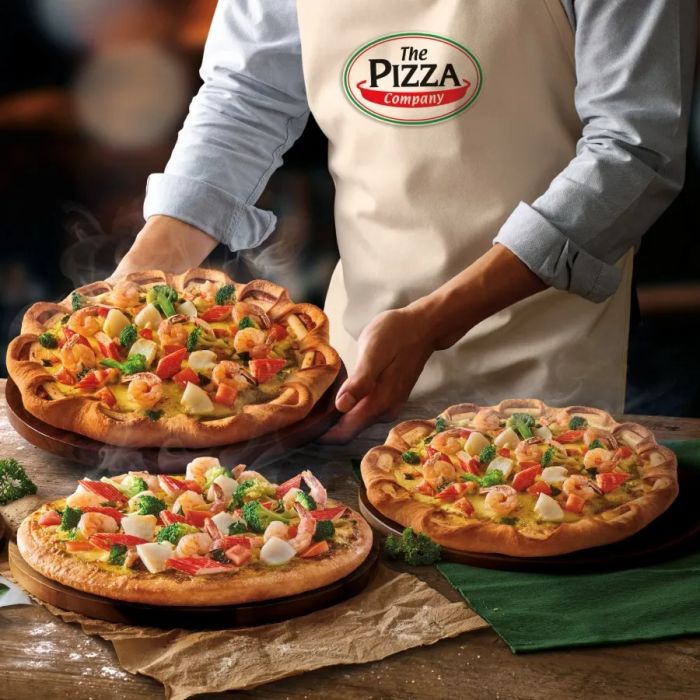 Không gian sang trọng và ấm cúng tại The Pizza Company Vietnam