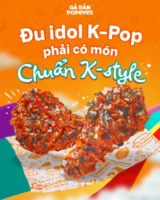 Popeyes - Không gian ẩm thực Mỹ đậm chất Louisiana