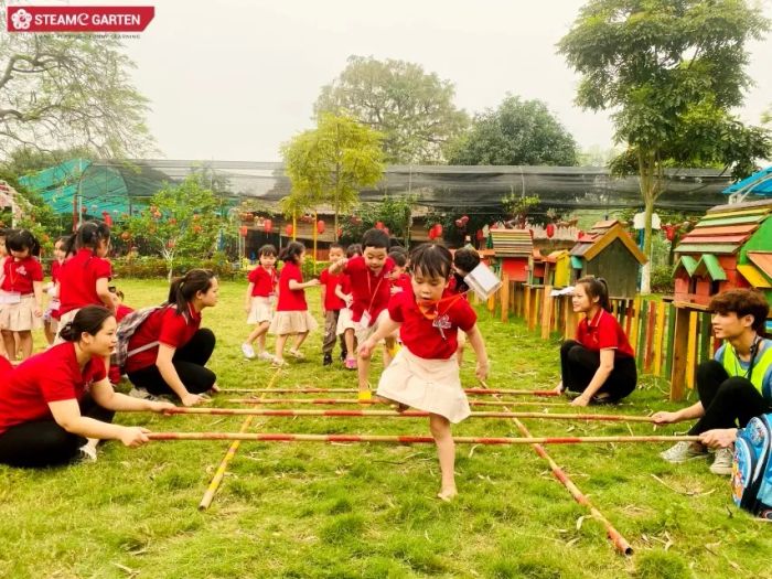 Khu vực thực hành STEAM sáng tạo tại STEAMe GARTEN