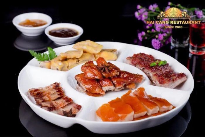 Hình ảnh không gian sang trọng tại nhà hàng Hải Cảng