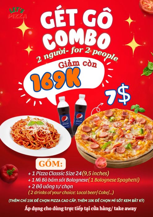 Không gian ấm cúng và những chiếc pizza thơm ngon tại Let's Pizza
