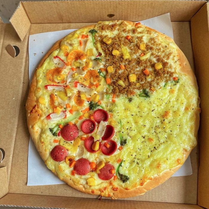 Hình ảnh Pizza San Hà Nội - Nghệ thuật trình bày đầy sáng tạo
